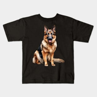 German Shepherd Kids T-Shirt